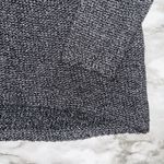 J Jill Long Sleeve Sweater Scoop Neck Metallic Chunky Knit Women Black M Gothic Size M Photo 2