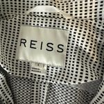 Reiss Monochrome Minimalist Blazer Women Size L One Button Suit Jacket Office Photo 5