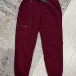 FIGS  Women’s Petite Burgundy Red Zamora Jogger Scrub Pants XXS Photo 0