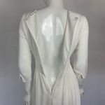 Mod Ref  Midi Dress Small White Embroidered Boho Resort Beach‎ Bridal Casual Photo 8