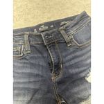 Hollister Shorts Womens 00 Denim Mid Rise Distressed Cuffed Ripped Stretch Photo 1