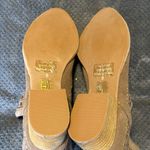 Jeffrey Campbell Tan Perforated Suede Block Heel Ankle Boots Size 8 Photo 9