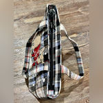 Vera Bradley “Merry Mischief Snow Day” Small Vera Tote-Plaid w/Holiday Deer Photo 3