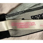 PINK - Victoria's Secret PINK Victoria’s Secret Gray T-Shirt Bra 36D Black Straps Underwire Photo 0