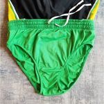 Nike Womens Dri Fit Tempo Running Shorts Black Yellow Green Size XS Photo 3