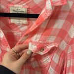 Abercrombie & Fitch Vintage Lightweight Cotton Red + White Gingham Button Up Photo 1