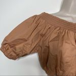 ALC Frank A.L.C. Natural Tan Beige Naya Off-the-shoulder Crop Top size 2 Photo 4