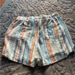Briggs New York  |  Blue and Orange Striped Shorts Estilo style Photo 2