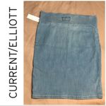 Current/Elliott NWT! Current Elliott Sace Pencil Jean Skirt Sample Piece Photo 3