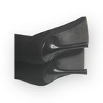 Bebe 𖤐 Over the Knee Stiletto Heeled Pointy Toe Boots 𖤐 Black Vegan Suede 𖤐 Photo 7