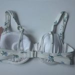 Shade & Shore NWT  Shirred Blueberry Print Underwire Bikini Top 36D Photo 3