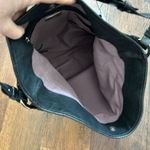 BALLY black leather hobo / bucket bag with tassel accent, made in Italy Photo 5