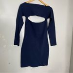 Alexander Wang  Bodycon Dress Cutout Mini Blue Size L Party Girls Night Out Photo 1