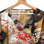 Natori Womens Kimono Floral Oversized Top Size 2X Asian Art To Wear Photo 1
