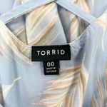 Torrid Challis Shirred Dress Womens Medium Cottagecore Beachy Feminine Flirty Photo 6