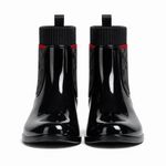 Coach Rivington black & red rain boots Photo 6