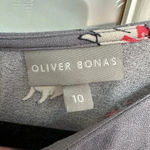 Oliver Bonas Violet Rufus Frenchie Dog Print Dress French Bulldogs Size 10 M Gray Photo 5