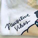 Old Navy Pawsitive Vibes Christmas Waffle Knit Long Sleeved Top, Size XL, NWT Photo 5