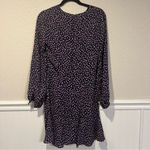 Ralph Lauren Lauren Georgette French Navy Pink Floral Fit and Flare Dress size 2 Photo 4