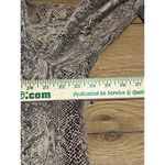 Ethyl Clothing Women Long Sleeve Blouse Size XL Snake Print Designer Career City Photo 3