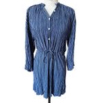 Madewell x Christy Dawn Striped Bonnie Mini Dress in Blue Size Small Photo 1