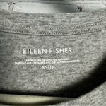 Eileen Fisher minimalist heather grey mini dress size XS cotton blend capsule Photo 4