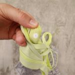 Lululemon Women Neon Yellow Gray White Slay The Studio 2 in 1 Bra Tank Top sz 6 Photo 6