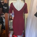 Elizabeth and James  Burgundy dress Photo 5