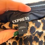 EXPRESS  Y2K Leopard Sweetheart Strapless Jumpsuit Baddie Night Out Size 4 Photo 3