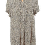 H&M Black and White Cheetah Patterned Dress Photo 0