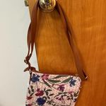 Time And Tru Norah Purse Colorful Floral Flower Crossbody Zip Handbag Bag NWT Blue Photo 2