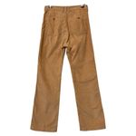 DOEN Maritime Corduroy Pants Women’s Size 25 Organic Cotton Patch Pockets USA Tan Photo 3