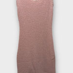 Able Los Angeles Pink Ethical Fringe Knit Dress Tank Top Sleeveless Size Small S Photo 0