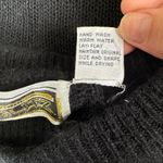 VTG 80s Anytime Glitz Jeweled Black Knit Sweater Silk Angora Nylon Size Small Photo 8