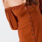 💕SPELL & THE GYPSY💕 Rani Mini Dress ~ Copper Medium M NWT Brown Photo 10