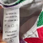 J.‎ Marie The Maya Top Womens Small Floral Bright Embroidered Birds Rayon Pink Photo 12