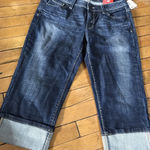Esprit  Smart Straight Fit Cuffed Capri Jeans NWT size 31 Vintage 2010 Photo 0