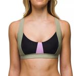 prAna Tulum Bikini Top Black Color Block Size S Photo 0