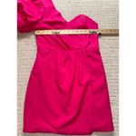 DO+BE  Women’s Hot Pink One Shoulder Ruffle Cocktail Party Dress Size M Photo 2