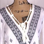 Forgotten Grace blouse boho white/black L Photo 3