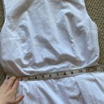 Gap NEW Fit and Flare White Dress Lined Pockets Perforated Sleeveless Size 0 Photo 8