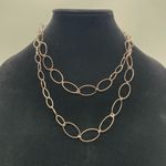 Alfani Long/Double Necklace Rose Gold Tone Photo 0