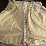 HYFVE  Paperbag Waist Shorts (Juniors) Beige Size Large Photo 5