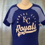 Kansas City Royals Ladies Short sleeve Blue V Photo 1