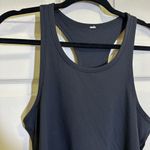 Lululemon Women’s Racerback Tank Top Black Mesh Hem Shirt Photo 1