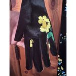 Richard Quinn Floral Print Black Midi Long Sleeve Turtleneck Velvet Designer Photo 10