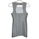 Banana Republic Black Cream Jacquard Dress 6 Petite Photo 1