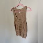 Free People  NWOT | High Tide Cable Knit Tank in Shooting Start Combo | L Photo 5