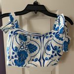 SheIn Floral Print Knot Shoulder Zip Back Crop Cami Top & Pants * Vacation, Beach Photo 1