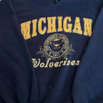 vintage university of michigan sweatshirt Blue Size XL Photo 0